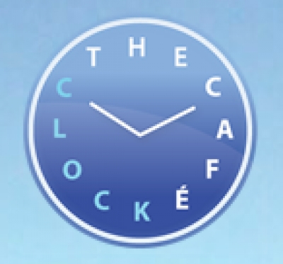 The clock cafe logo